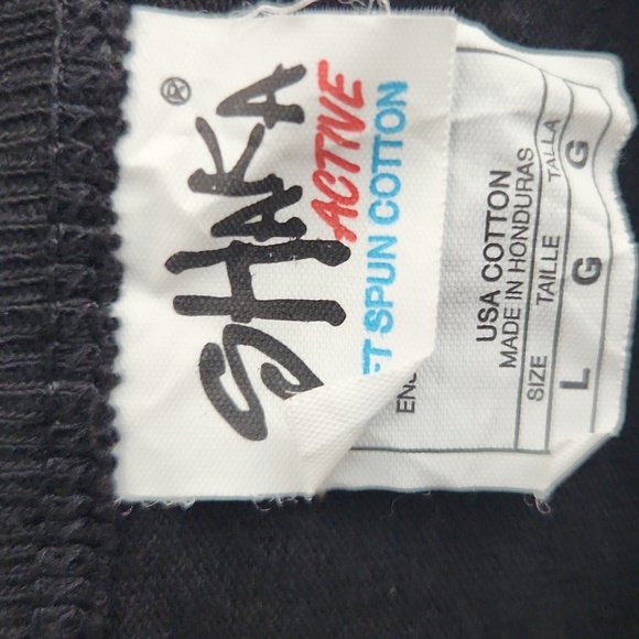 Shaka  Red Hat Black Camo Sleeve Shirt size L Red Hat Association top - Picture 2 of 7